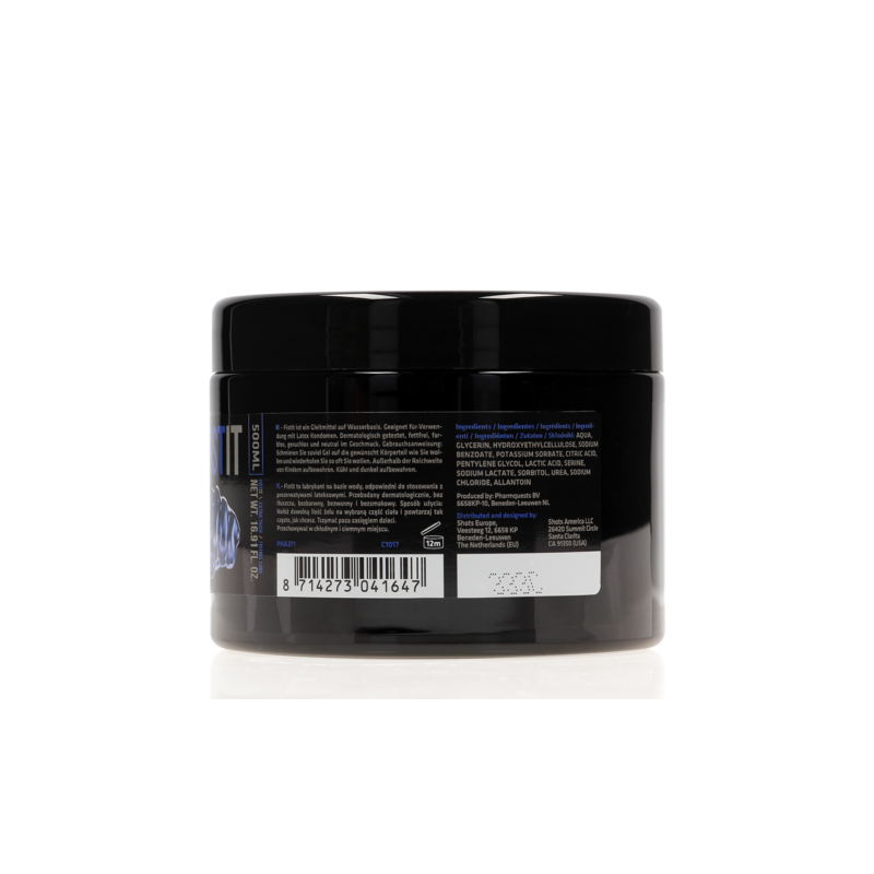 Fist It | Black Edition | Extra Thick Λιπαντικό Βάσης Νερού - 17 fl oz / 500 ml