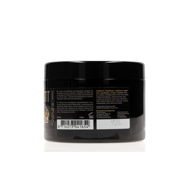 Fist It | Black Edition | Αναλγητικό Λιπαντικό Βάσης Νερού - 500 ml