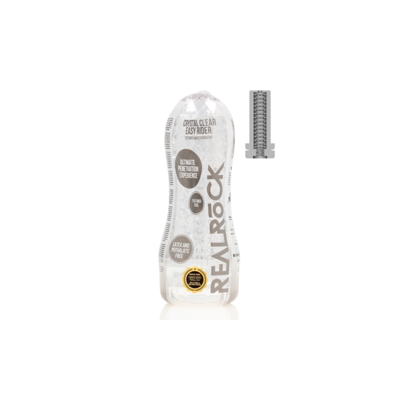 Easy Rider - Textured Masturbator - Transparent