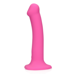 LoveLine | Non-Phallic Vibrating Dildo - Medium - Powerful Pink