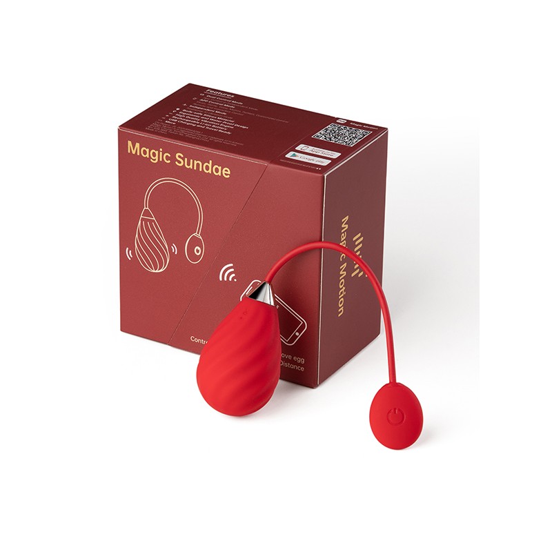 Magic Motion | Magic Sundae App Controlled Love Egg | Red