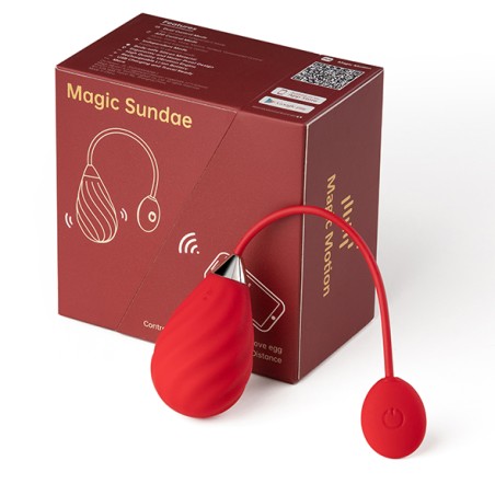 Magic Motion | Magic Sundae - App Controlled Love Egg | Κόκκινο