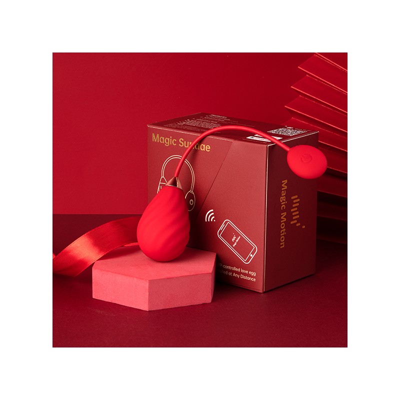 Magic Motion | Magic Sundae App Controlled Love Egg | Red