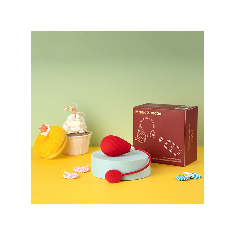 Magic Motion | Magic Sundae - App Controlled Love Egg | Κόκκινο