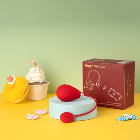 Magic Motion | Magic Sundae App Controlled Love Egg | Red