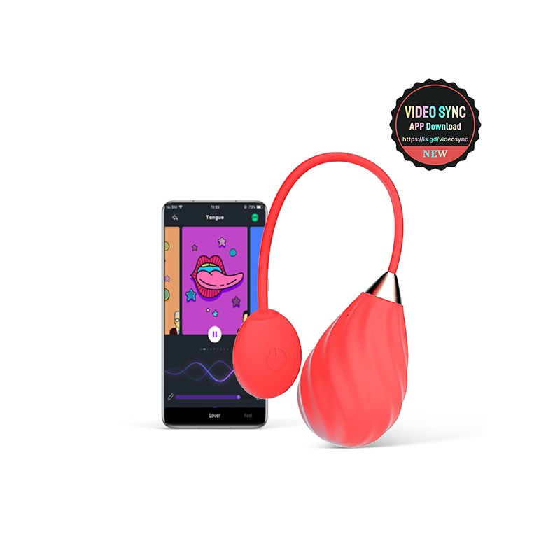 Magic Motion | Magic Sundae - App Controlled Love Egg | Κόκκινο