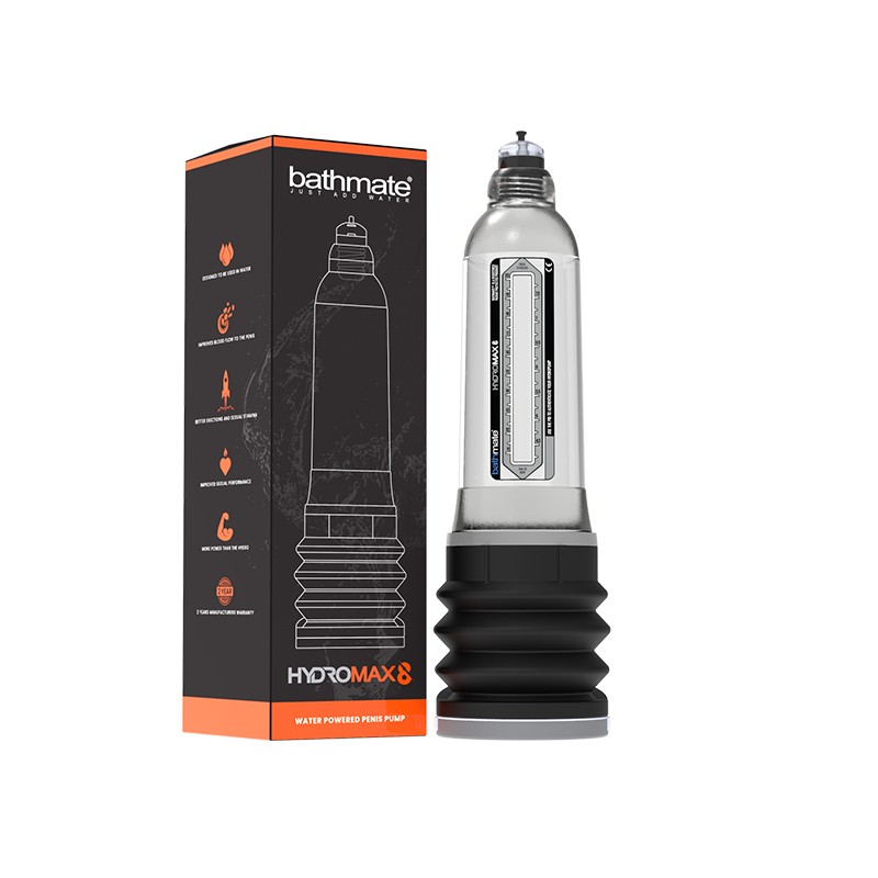 Bathmate | Hydromax8 | Penis Water Pump - Transparent