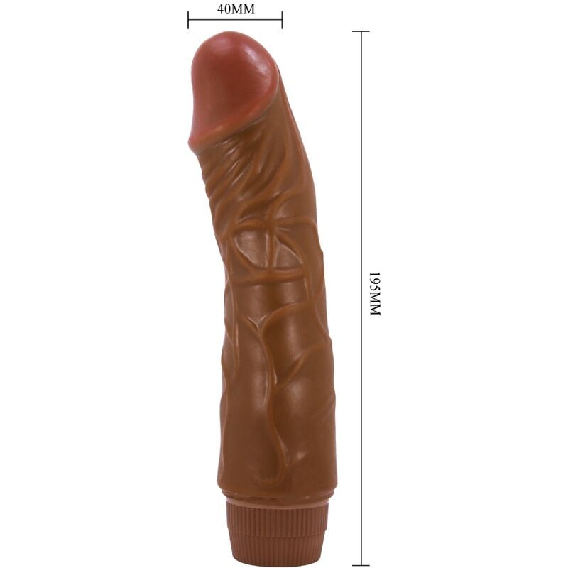BAILE | JEFF Realistic Vibrator 19,5cm - Mullato
