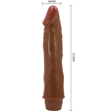 BAILE | DWARF | Δονούμενο Ρεαλιστικό Ομοίωαμα Πέους 21cm - Καφέ