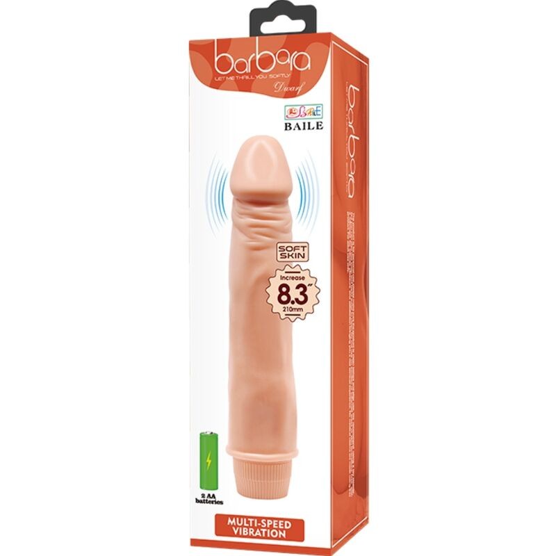 BAILE | DWARF | Realistic Vibrator 21cm - Flesh