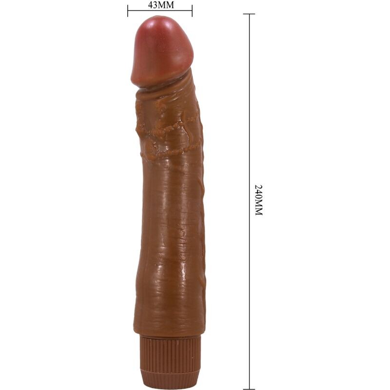 BAILE | DYBBUK | Realistic Vibrator 24cm - Mulatto