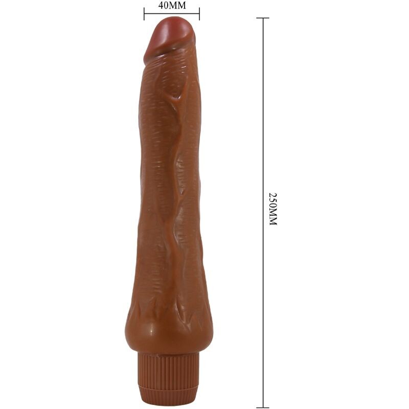 BAILE | DRYAD | Realistic Vibrator 25cm - Mulatto