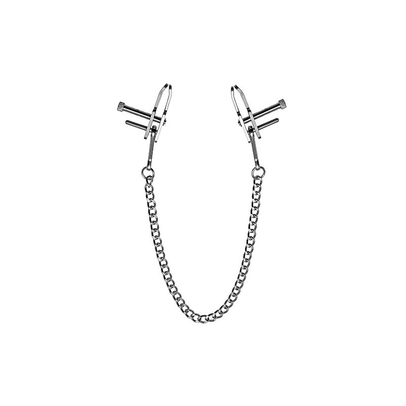 Kneel - Nose To Genitals Clamps
