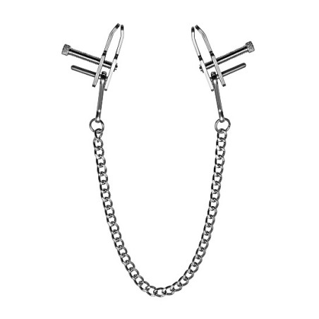 Kneel - Nose To Genitals Clamps
