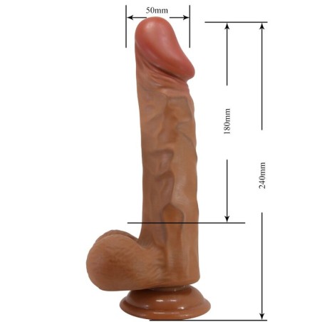 BAILE | BURAQ | Realistic Dildo 24cm - Flesh