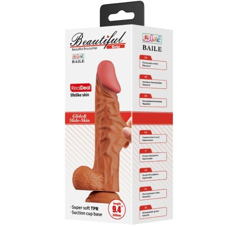 BAILE | BURAQ | Realistic Dildo 24cm - Flesh