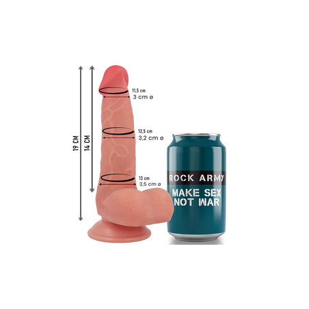 ROCKARMY | Liquid Silicone Fox | Ρεαλιστικό Ομοίωμα Πέους 19cm