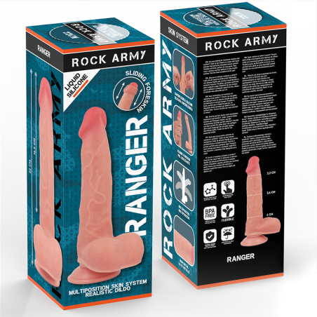 ROCKARMY | Liquid Silicone Ranger | Ρεαλιστικό Ομοίωμα Πέους 22cm