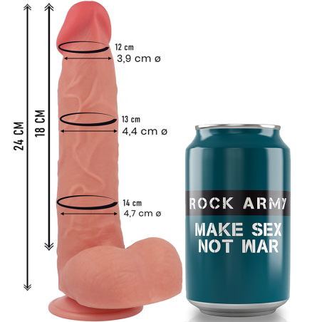 ROCKARMY | Liquid Silicone Raptor | Ρεαλιστικό Ομοίωμα Πέους 24cm