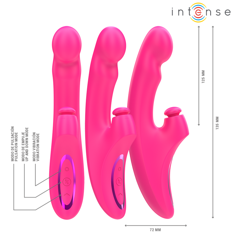 INTENSE | EMI | Multifunctional Rabbit Δονητής - 10 Προγράμματα Δόνησης