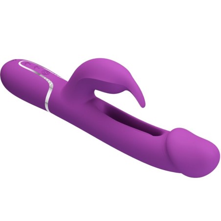 PRETTY LOVE | KAMPAS | Multifunctional Rabbit Vibrator 3 in 1 - Purple