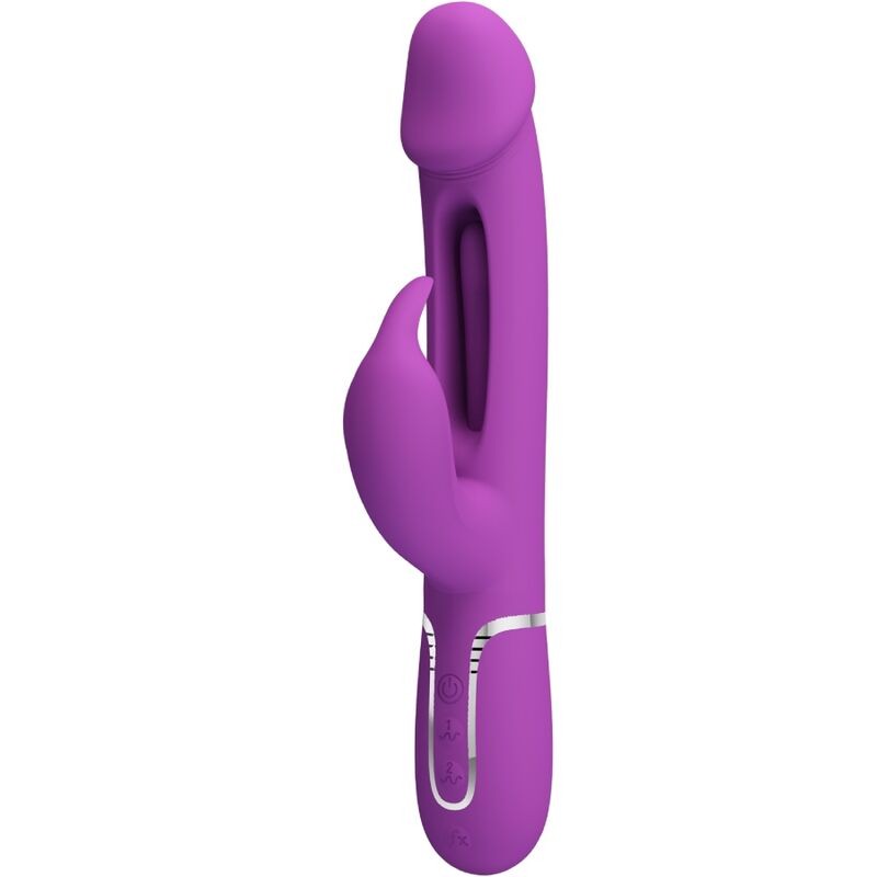 PRETTY LOVE | KAMPAS | Multifunctional Rabbit Vibrator 3 in 1 - Purple