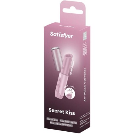 SATISFYER | SECRET KISS WAVE | Clitoris Stimulator - Pink