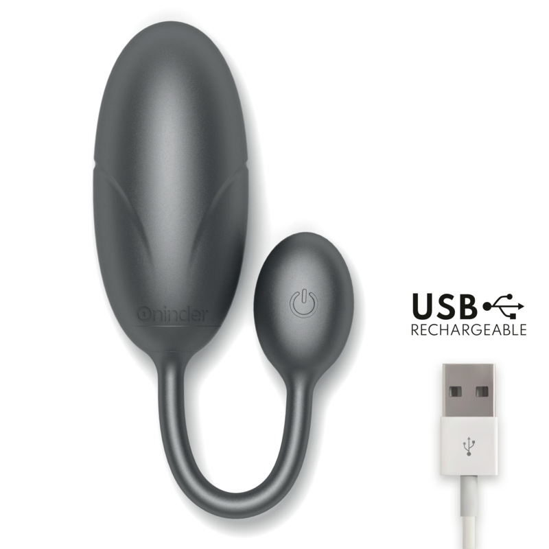 ONINDER | TOKYO | App Controlled Vaginal Vibrating Egg - Grey