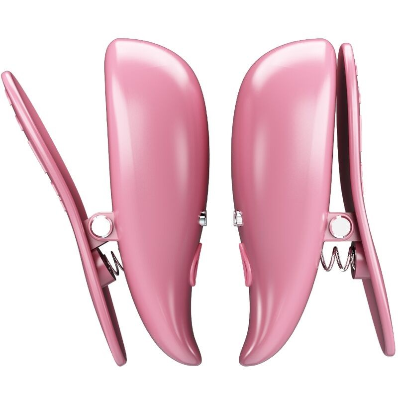 PRETTY LOVE | CAILEY | Nipple Clamps 10 Vibrations - Remote Controlled - Pink