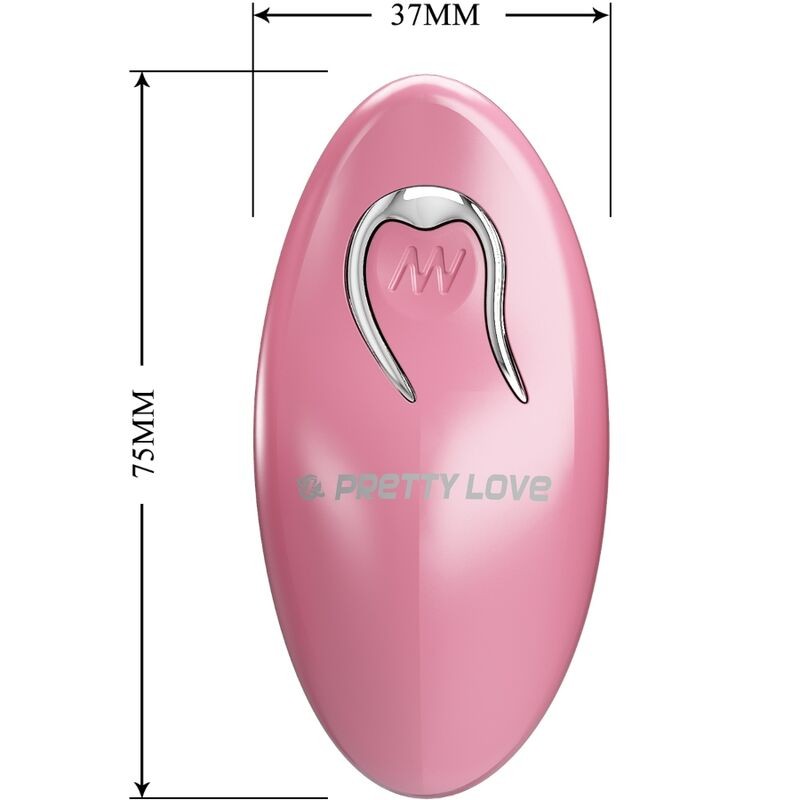 PRETTY LOVE | CAILEY | Nipple Clamps 10 Vibrations - Remote Controlled - Pink