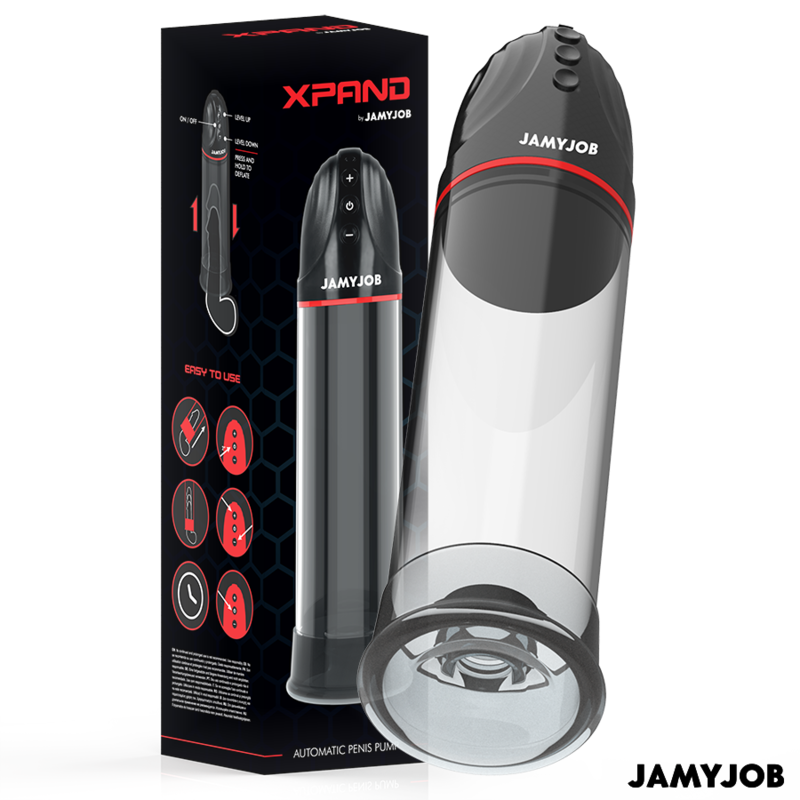 JAMYJOB | XPAND | Αυτόματη Αντλία Μεγέθυνσης Πέους - 3 Επίπεδα Αναρρόφησης
