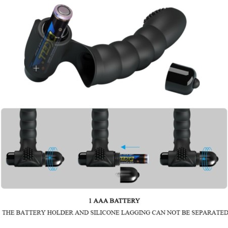 PRETTY LOVE | ALEXANDER | Finger Vibrator - 10 Vibrations - Black