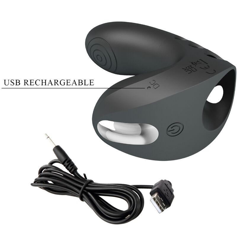 PRETTY LOVE | CAMELIA | Finger Vibrator With 7 Vibrations - Black