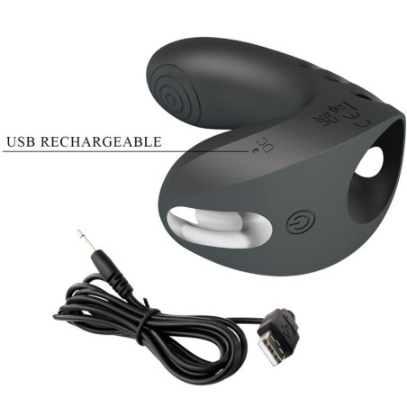 PRETTY LOVE | CAMELIA | Finger Vibrator With 7 Vibrations - Black