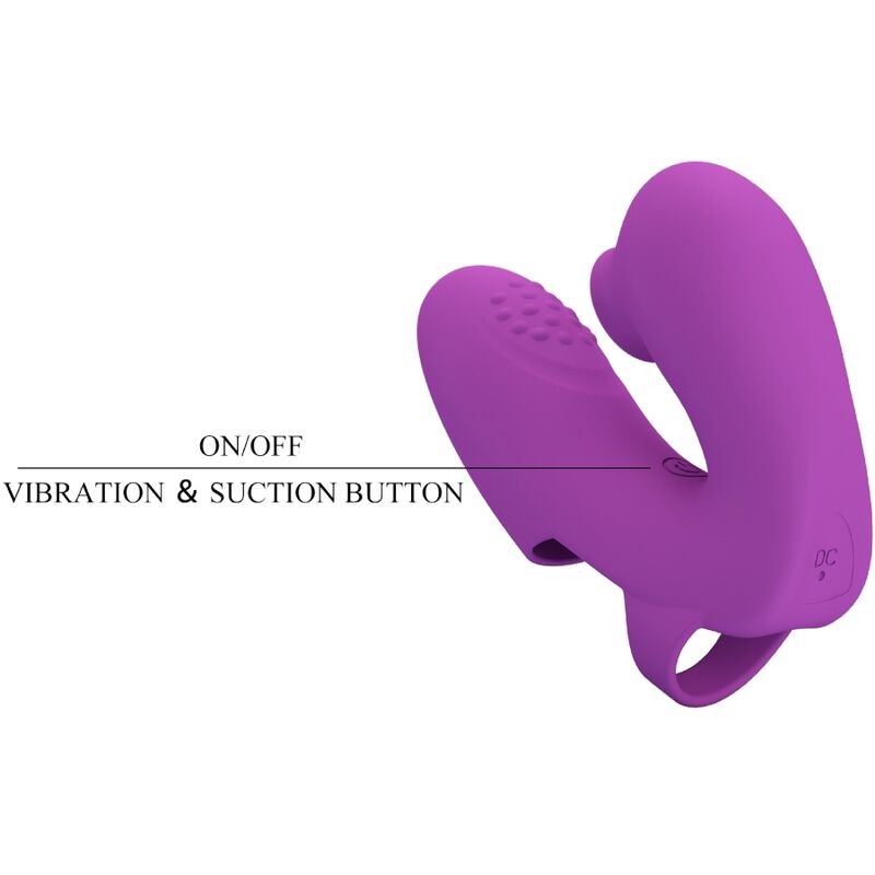 PRETTY LOVE | ATHENA | Finger Vibrator With Clit Stimulator