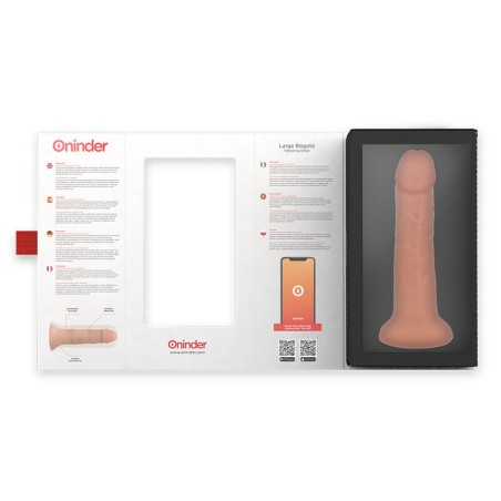 ONINDER | LARGE BOGOTÁ | App Controlled Vibrating Realistic Dildo - 22cm