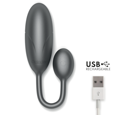 ONINDER | DENVER | App Controlled Vibrating Vaginal Egg - Grey