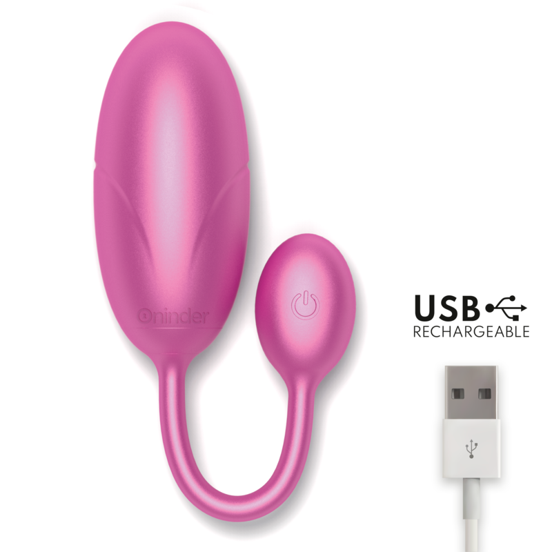 ONINDER | TOKYO | App Controlled Vaginal Vibrating Egg - Pink