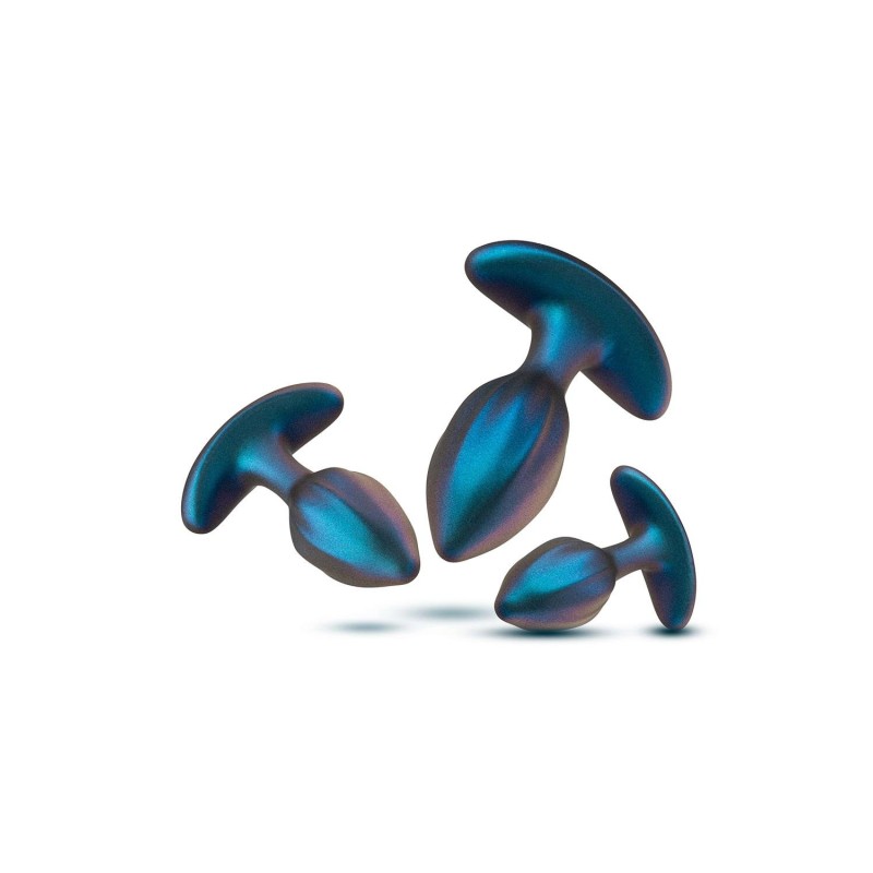 Matrix Cosmos | Remote Controlled Vibrating Butt Plug Kit - Lunar Blue