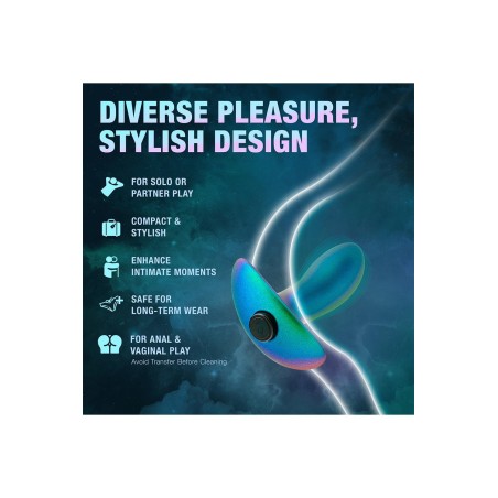 Anal Adventures | Voyager | Vibrating Butt Plug - Neptune Teal
