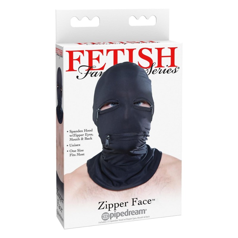 Fetish Fantasy Series | Full Face Hood Με Φερμουάρ
