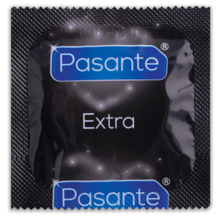 Pasante | Extra | Thick Condoms Vegan, CE Certified & Extra Lubricated Protection