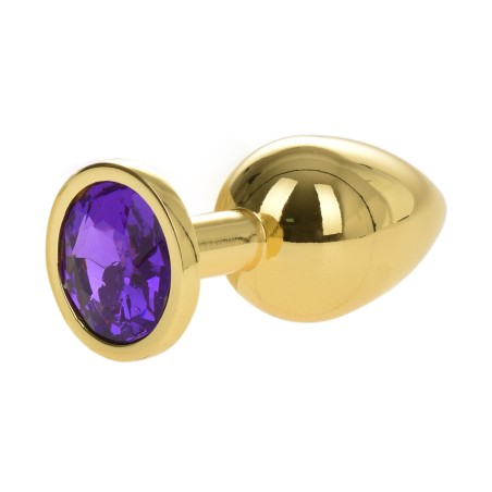 Passion Labs | Metal Anal Wedge With Purple Jewel - Medium