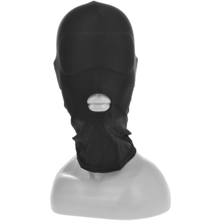 Full Face Mouth Hole Mask - Black