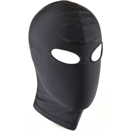 Full Face Mask With Holes In Eyes - Black