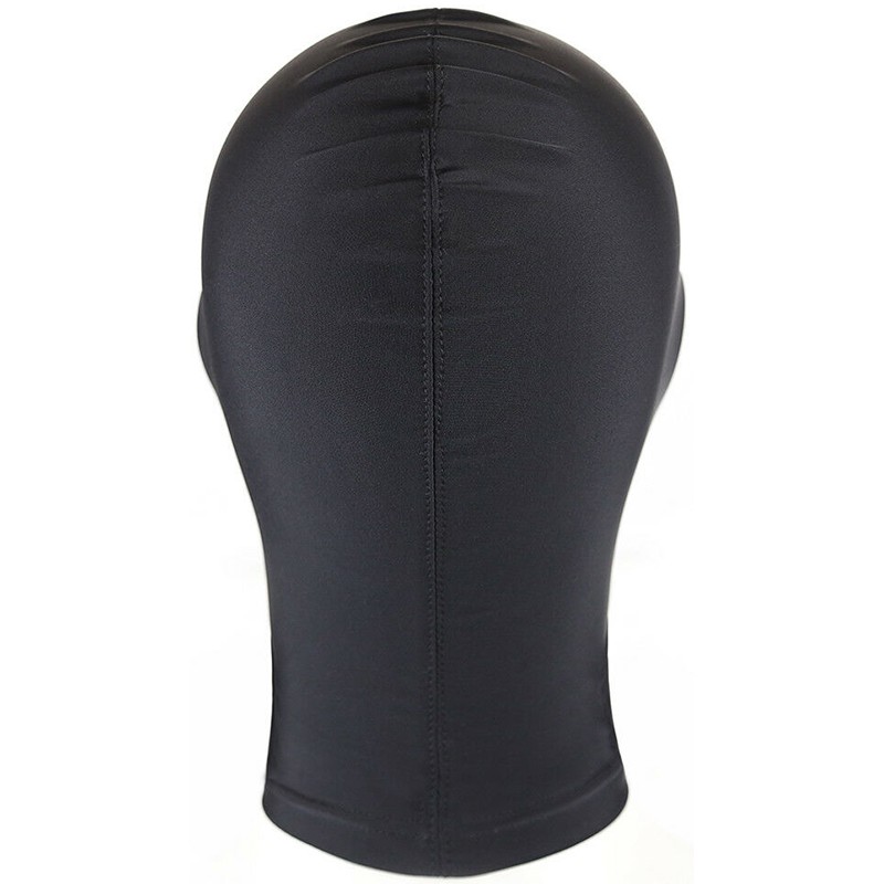 Full Face Mask With Holes In Eyes - Black
