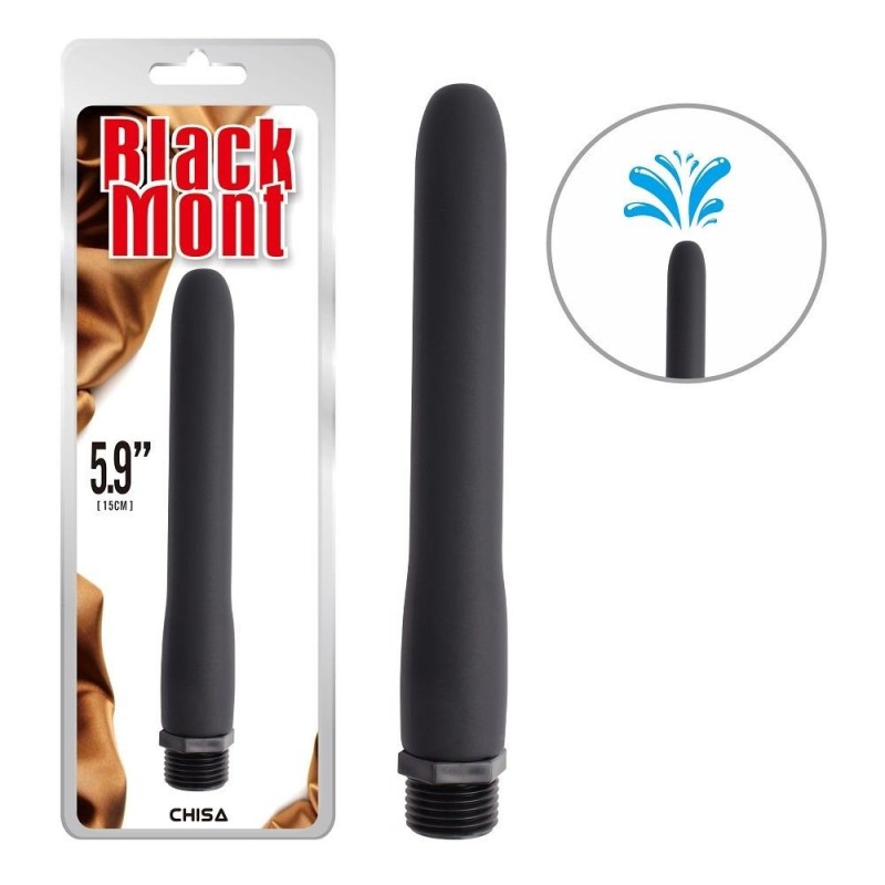 Silicone Anal Douche 16,5cm - Black