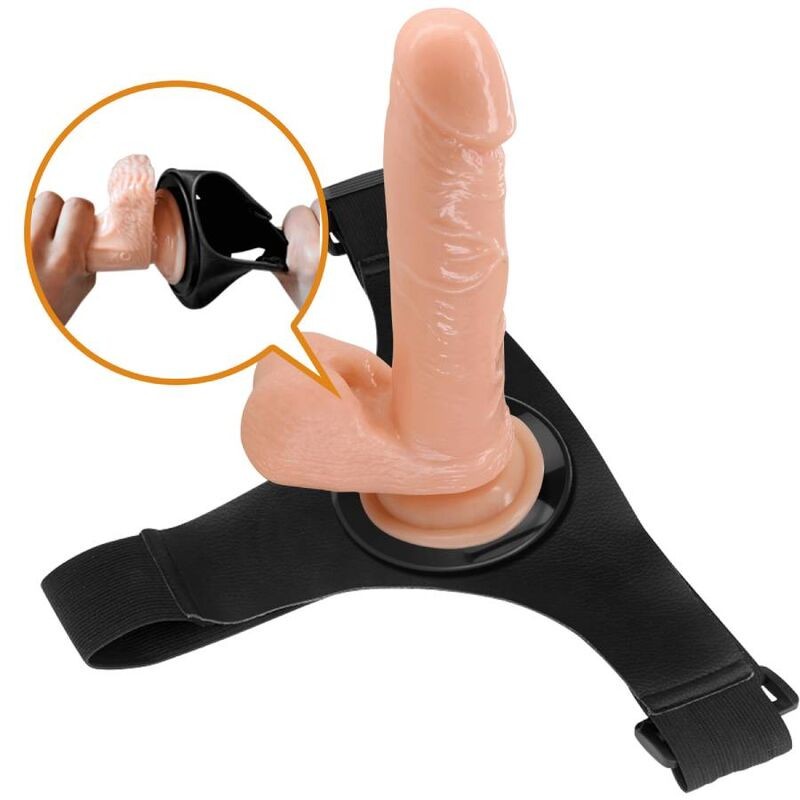 Universall Harness Με Ρεαλιστικό Ομοίωμα Πέους - TOM - 20cm - Natural