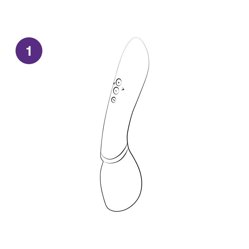 We-Vibe Wand 2 - App Controlled - Μοβ