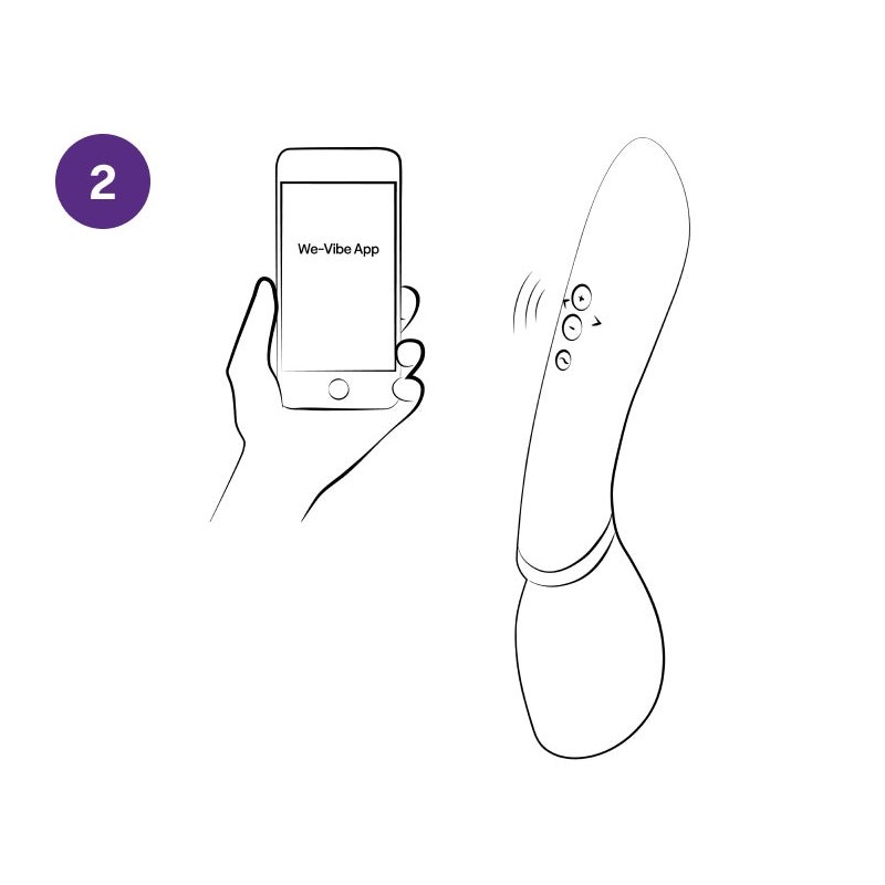 We-Vibe Wand 2 - App Controlled - Purple